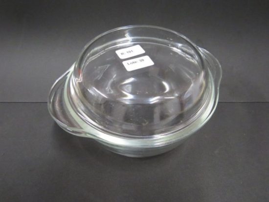 Lote: 30 - Lote: 30 - Bowl vidrio templado con tapa
