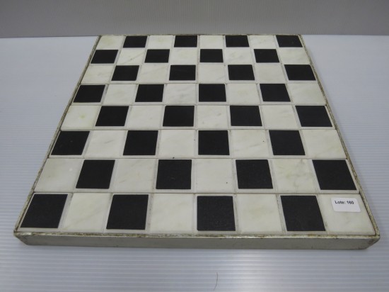 Lote: 160 - Lote: 160 - Tablero de ajedrez en marmol