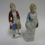 Lote: 81 - Lote: 81 - Figuras de porcelana caballero y dama