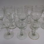 Lote: 135 - Lote: 135 - Juego de 12 copas de cristal