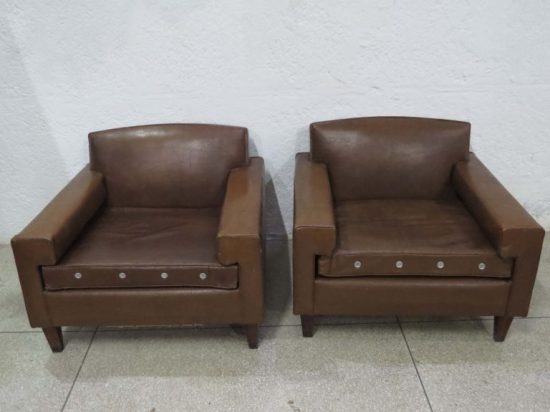 Lote: 78 - Lote: 78 - Par de sillones americanos