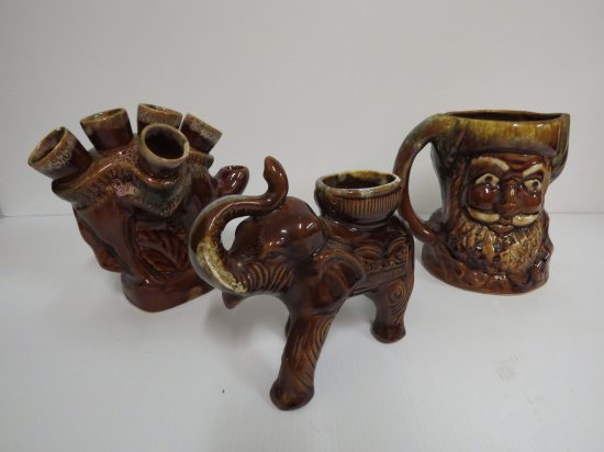 Lote: 10 - Lote: 10 - Lote de 3 piezas de cerámicas