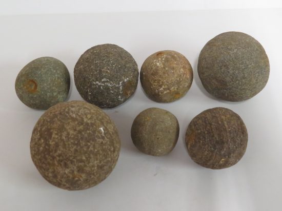 Lote: 50 - Lote: 50 - Lote de 7 piedras indigenas