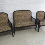 Lote: 53 - Lote: 53 - Juego de sillones Reina Ana