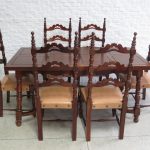 Lote: 107 - Lote: 107 - Juego de comedor español