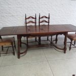 Lote: 107 - Lote: 107 - Juego de comedor español