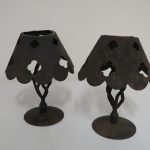 Lote: 3 - Lote: 3 - Par de candelabros en hierro