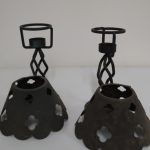 Lote: 3 - Lote: 3 - Par de candelabros en hierro