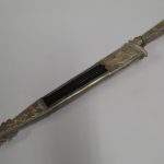 Lote: 74 - Lote: 74 - Cuchillo criollo plata y oro