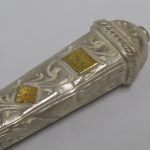 Lote: 72 - Lote: 72 - Cabo cuchillo plata y oro