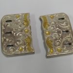 Lote: 69 - Lote: 69 - Puntera de rastras en plata y oro