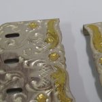 Lote: 69 - Lote: 69 - Puntera de rastras en plata y oro