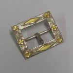 Lote: 68 - Lote: 68 - Hebilla de cinto en plata y oro