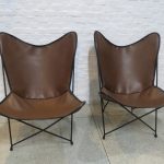 Lote: 98 - Lote: 98 - Par de sillones africanos