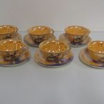 Lote: 74 - Lote: 74 - 6 tazas porcelana