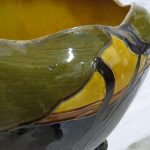 Lote: 101 - Lote: 101 - Masetero con pedestal en mayólica