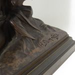 Lote: 78 - Lote: 78 - Figura en bronce 