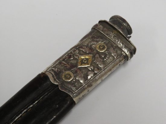 Lote: 67 - Lote: 67 - Vaina y cabo de cuchillo