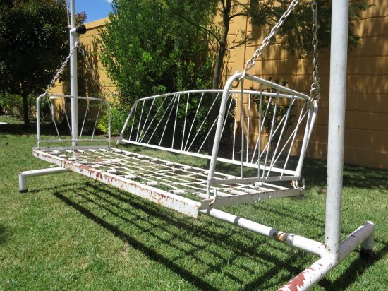 Lote: 177 - Lote: 177 - Hamaca antigua de jardín