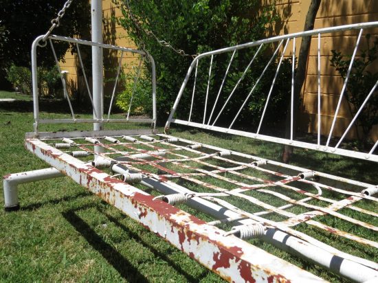 Lote: 177 - Lote: 177 - Hamaca antigua de jardín