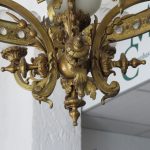 Lote: 89 - Lote: 89 - Araña colonial de bronce