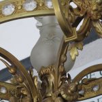 Lote: 89 - Lote: 89 - Araña colonial de bronce