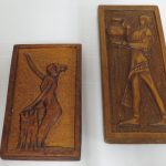 Lote: 30 - Lote: 30 - 2 cuadros en madera
