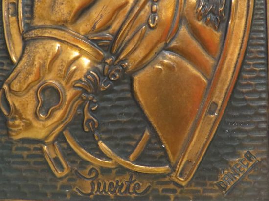 Lote: 32 - Lote: 32 - Cuadro repujado en bronce