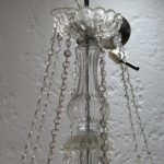 Lote: 85 - Lote: 85 - Araña de 8 brazos con plaquetas de cristal