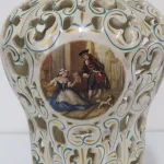 Lote: 11 - Lote: 11 - Jarrón en loza calado