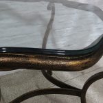Lote: 43 - Lote: 43 - Mesa de sala de hierro forjado