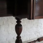 Lote: 45 - Lote: 45 - Mesa de sala Danesa con alas y 2 cajones