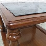 Lote: 40 - Lote: 40 - Mesa de sala con tapa de vidrio