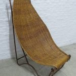 Lote: 57 - Lote: 57 - Sillón camastro de mimbre