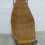 Lote: 57 - Lote: 57 - Sillón camastro de mimbre