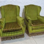 Lote: 61 - Lote: 61 - Par de sillones tipo bergere