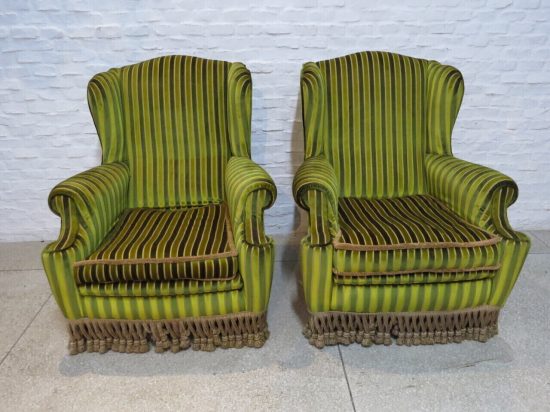Lote: 61 - Lote: 61 - Par de sillones tipo bergere