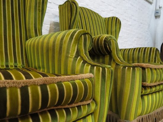 Lote: 61 - Lote: 61 - Par de sillones tipo bergere