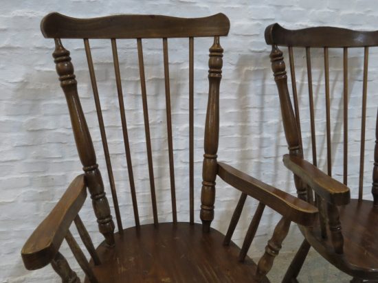Lote: 53 - Lote: 53 - Par de butacas en madera