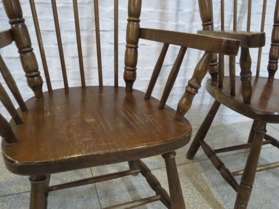Lote: 53 - Lote: 53 - Par de butacas en madera