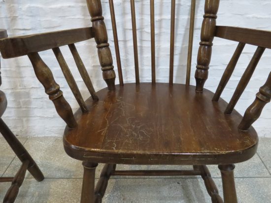 Lote: 53 - Lote: 53 - Par de butacas en madera