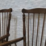 Lote: 53 - Lote: 53 - Par de butacas en madera