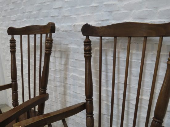 Lote: 53 - Lote: 53 - Par de butacas en madera