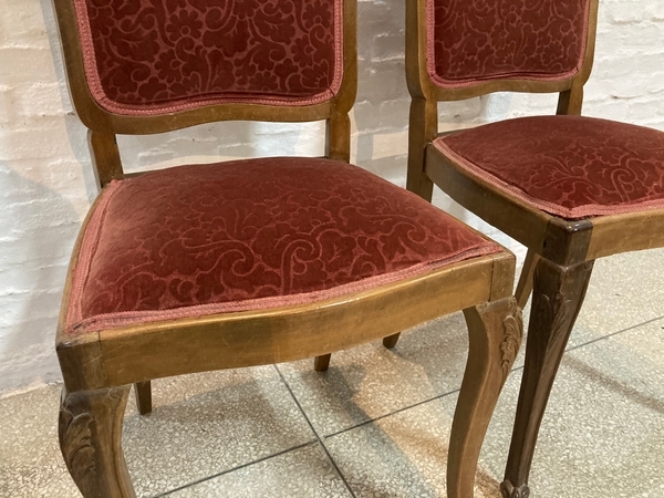 Lote: 52 - Lote: 52 - Par de sillas Francesas