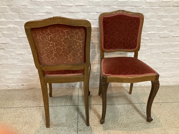 Lote: 52 - Lote: 52 - Par de sillas Francesas