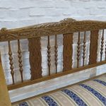 Lote: 66 - Lote: 66 - Sillón 2 cuerpos de roble