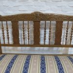 Lote: 66 - Lote: 66 - Sillón 2 cuerpos de roble