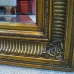 Lote: 91 - Lote: 91 - Espejo dorado a la hoja