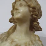 Lote: 34 - Lote: 34 - Busto en alabastro