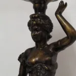 Lote: 32 - Lote: 32 - Par de lamparas en bronce